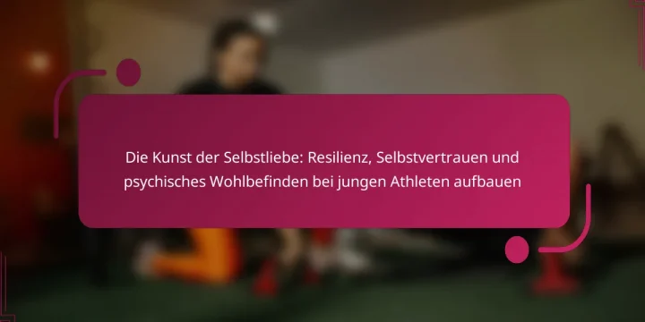 Die Kunst der Selbstliebe: Resilienz, Selbstvertrauen und psychisches Wohlbefinden bei jungen Athleten aufbauen